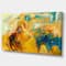Designart - Abstract Yellow Collage - Large Abstract Canvas Print